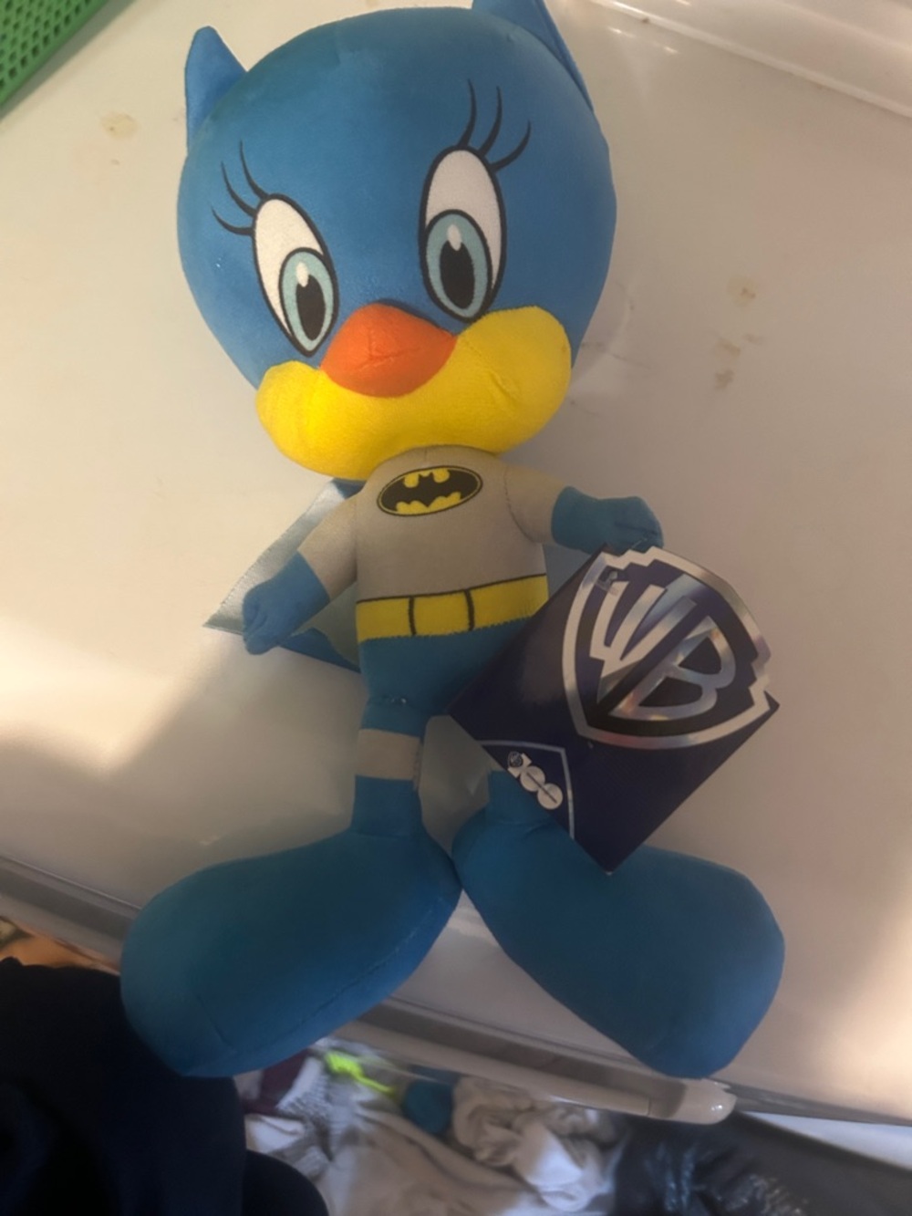 Warner Bros. Blue and Yellow Batgirl Plush-NWT